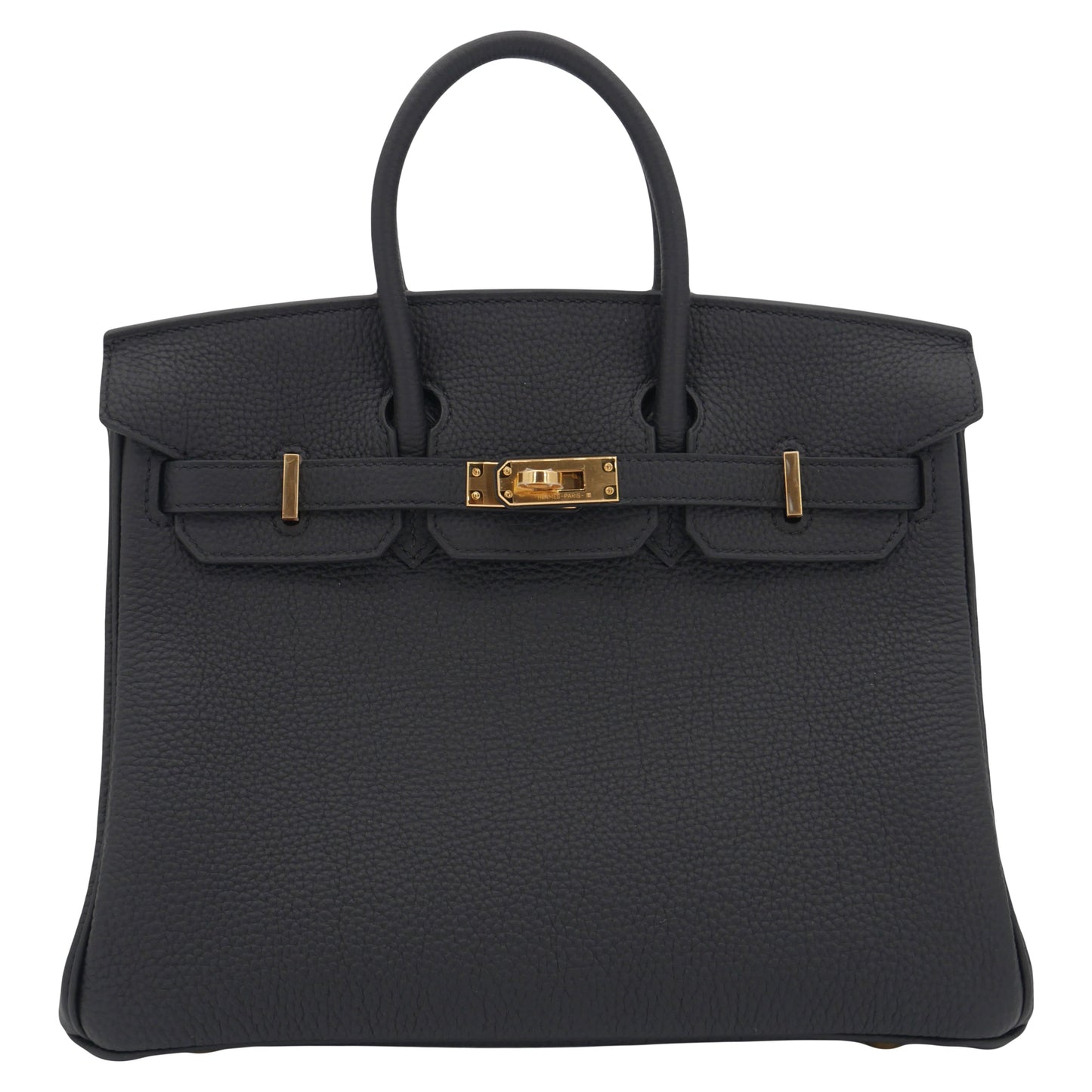 Hermes25cm Birkin Black Togo Leather Gold Hardware