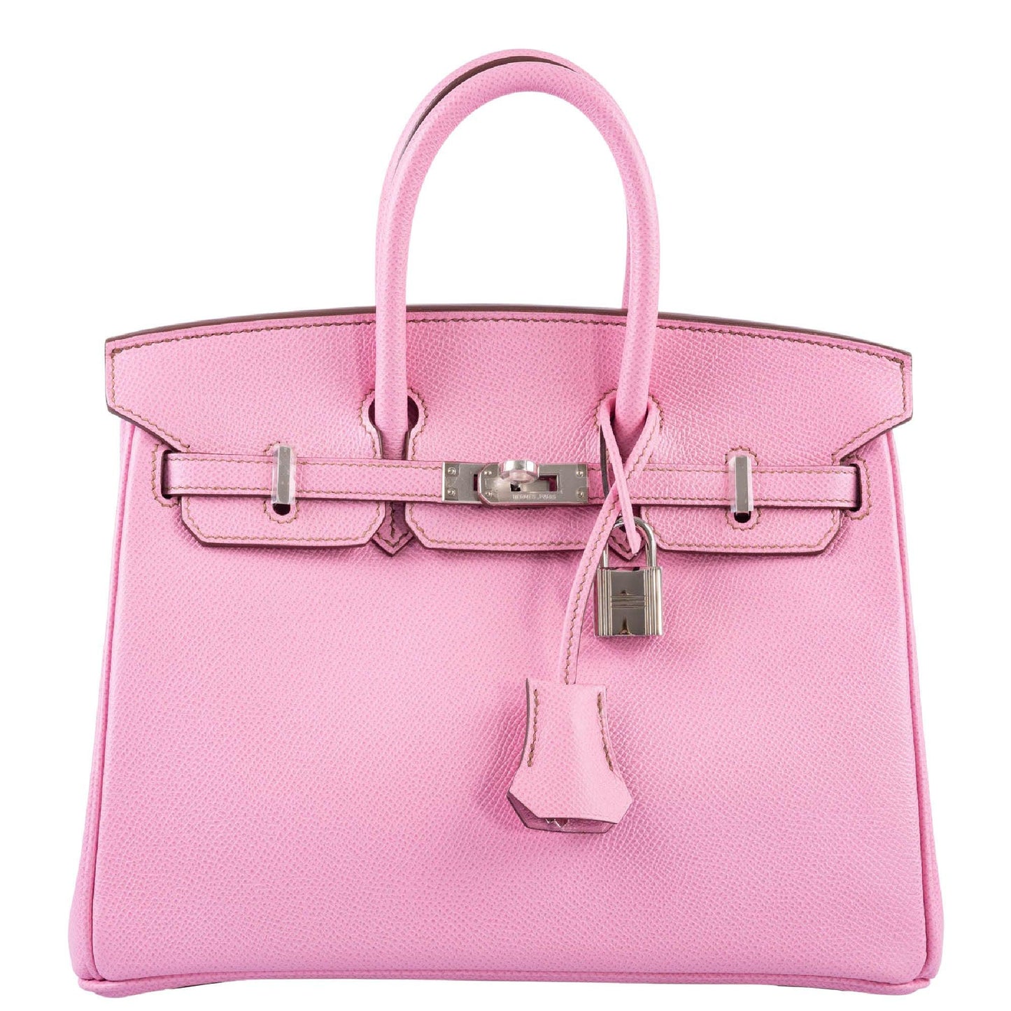 HermesBirkin 25 HSS Bubblegum Pink 5P Epsom with Palladium Hardware