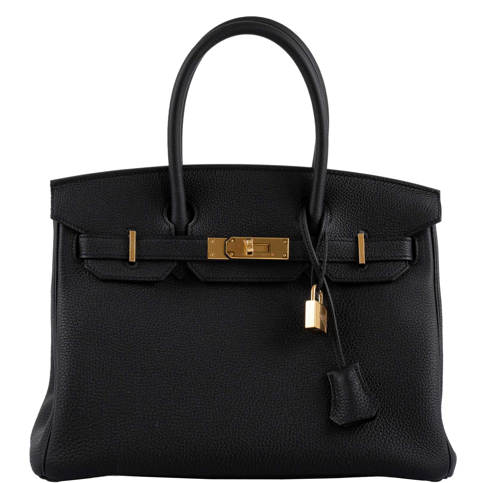 HermesBirkin 30 Black Togo Gold Hardware - 2021, Z