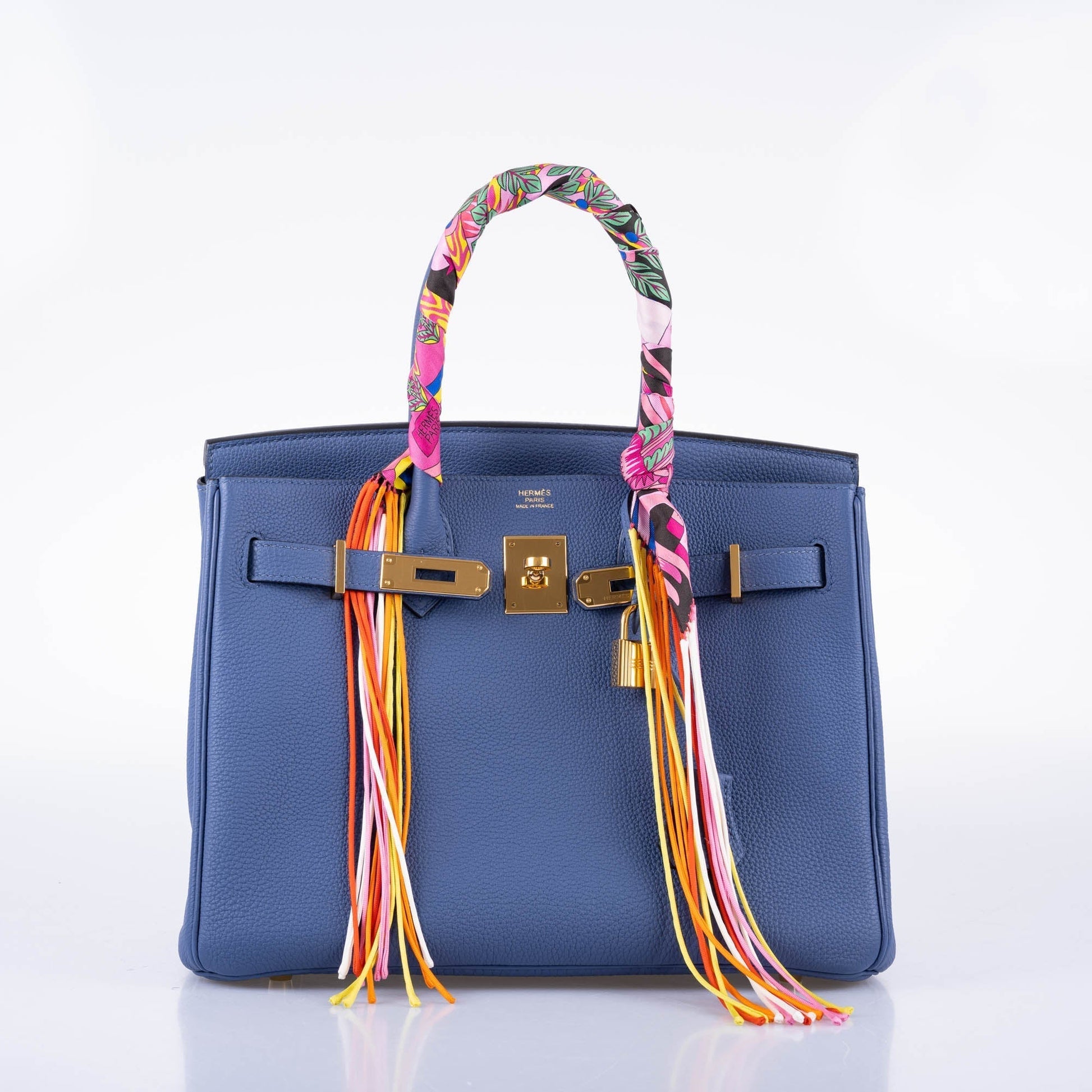 HermesBirkin 30 Blue Brighton Togo with Gold Hardware - 2018, C