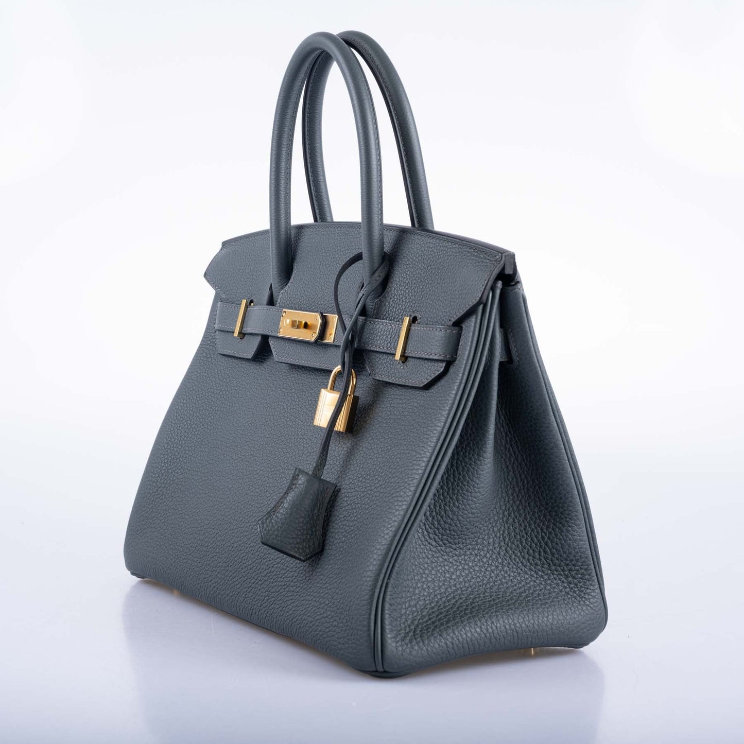 HermesBirkin 30 Blue Orage Togo Gold Hardware