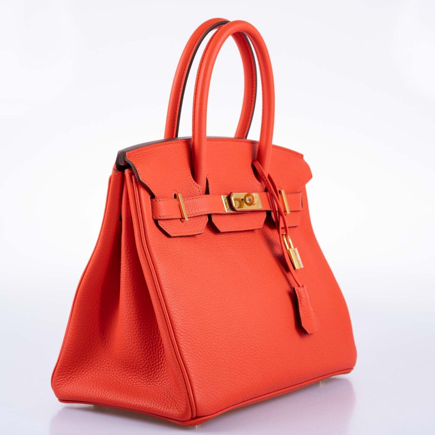HermesBirkin 30 Capucine Togo leather Gold Hardware