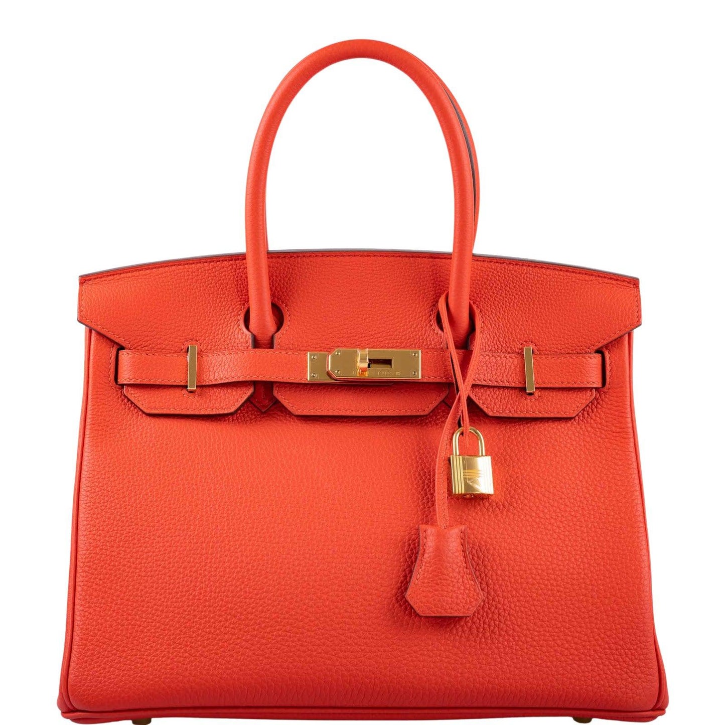 HermesBirkin 30 Capucine Togo leather Gold Hardware