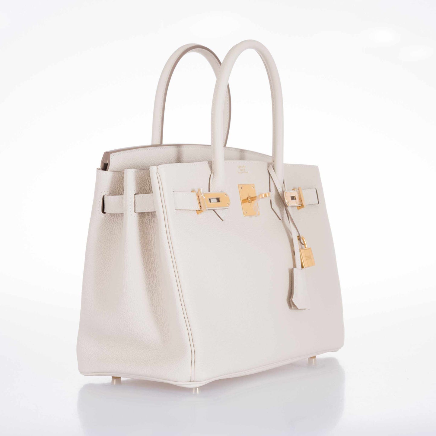 HermesBirkin 30 Craie Togo Gold Hardware