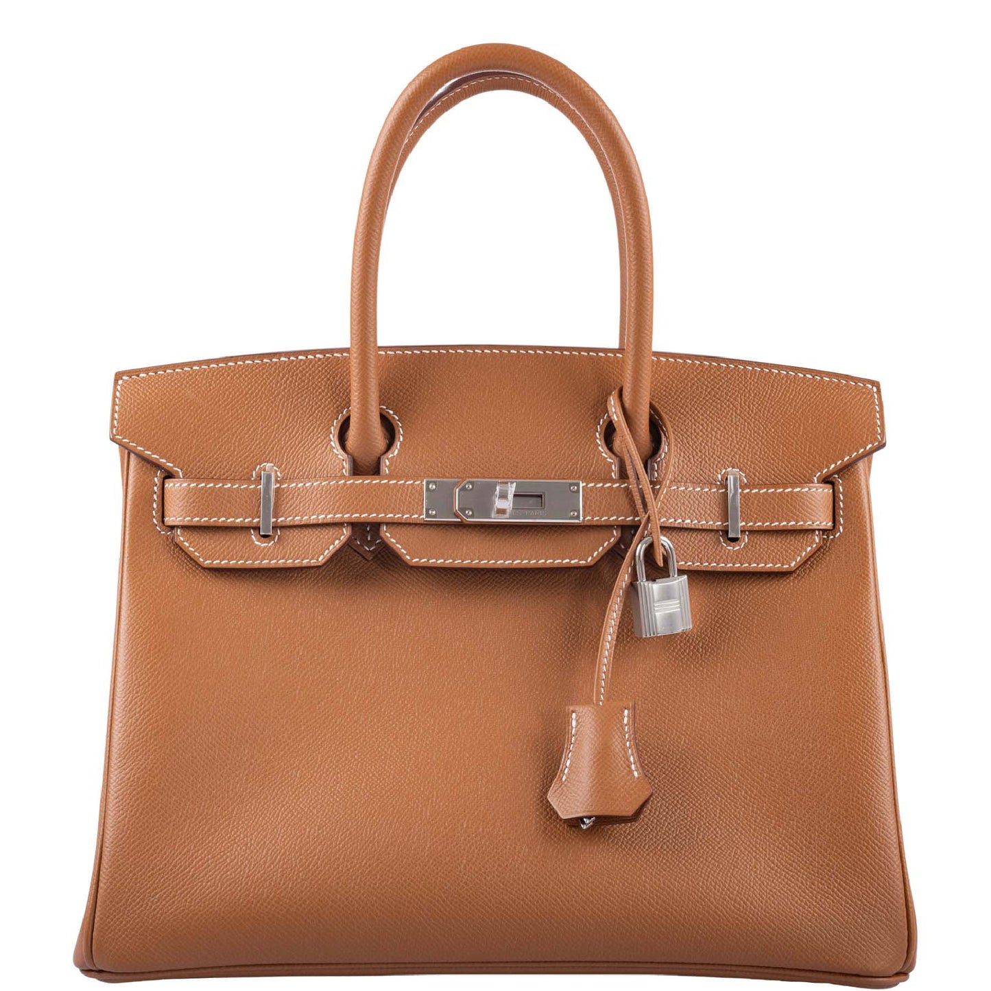 HermesBirkin 30 Gold Epsom with Palladium Hardware