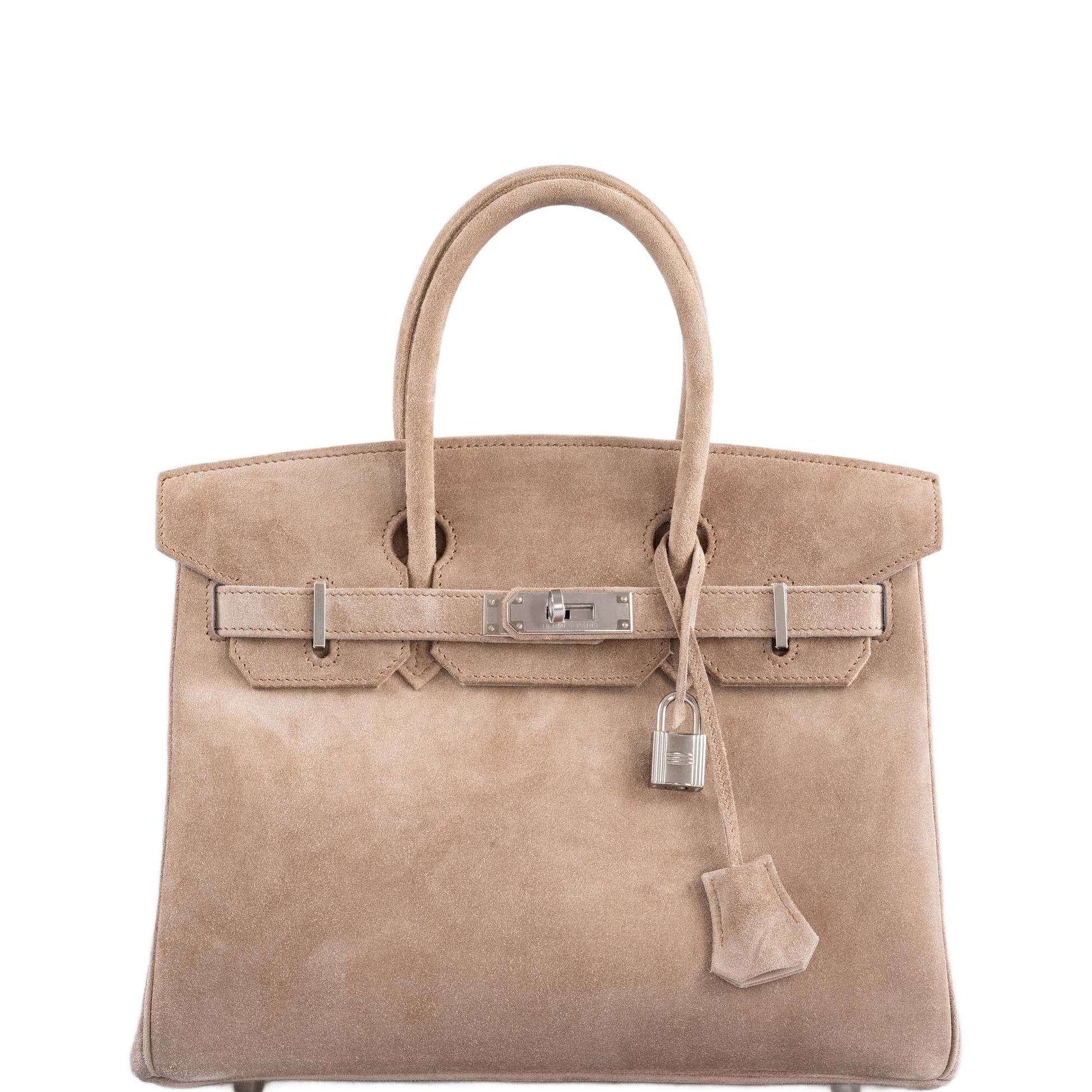 HermesBirkin 30 Gris Perle Doblis Palladium Hardware