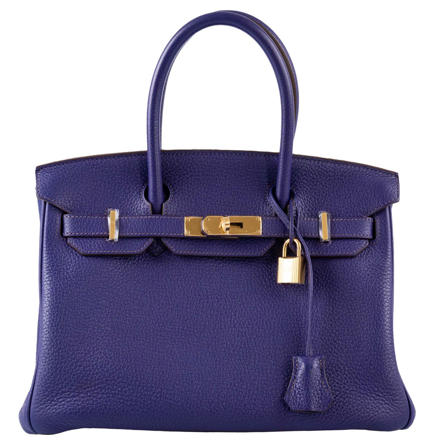 HermesBirkin 30 Iris Togo with Gold Hardware