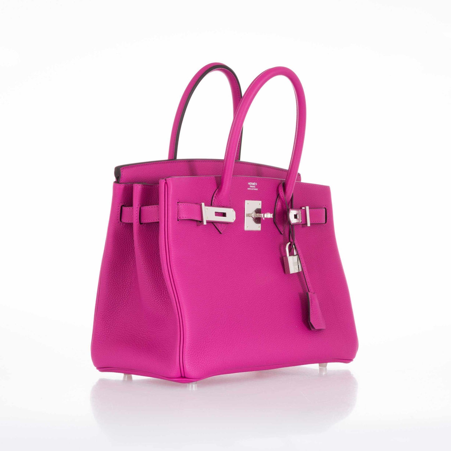 HermesBirkin 30 Rose Pourpre Togo Palladium Hardware