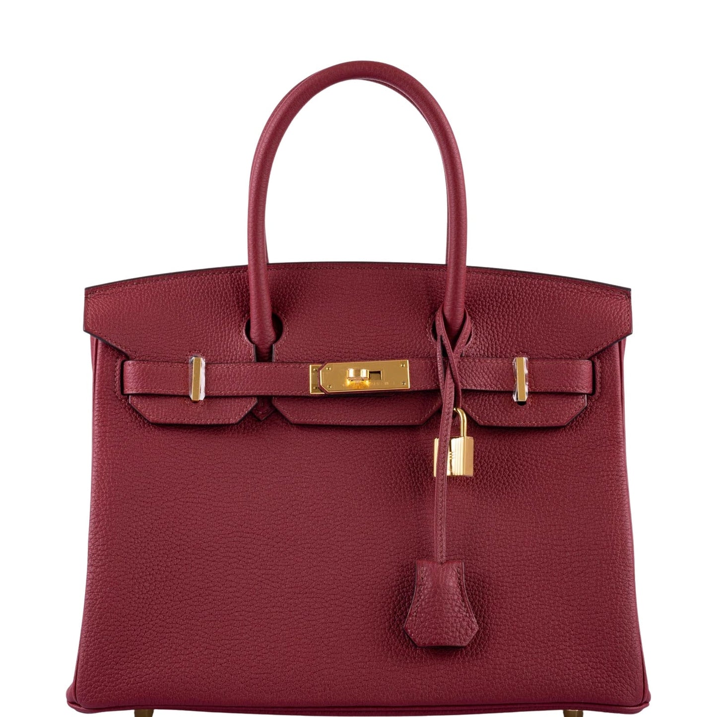 HermesBirkin 30 Rouge Grenat Togo Gold Hardware