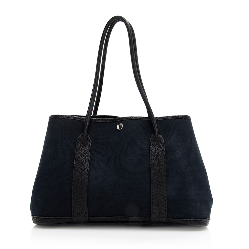 Luxury Hermes Canvas Leather Garden Party 36 Tote - FINAL SALE (SHF-18770)