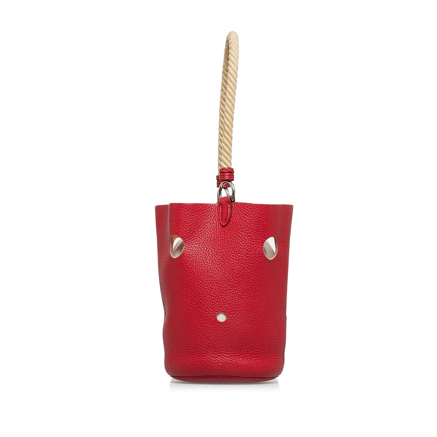 Luxury Hermes Clemence Mangeoire Bucket PM (SHG-whCmlQ)