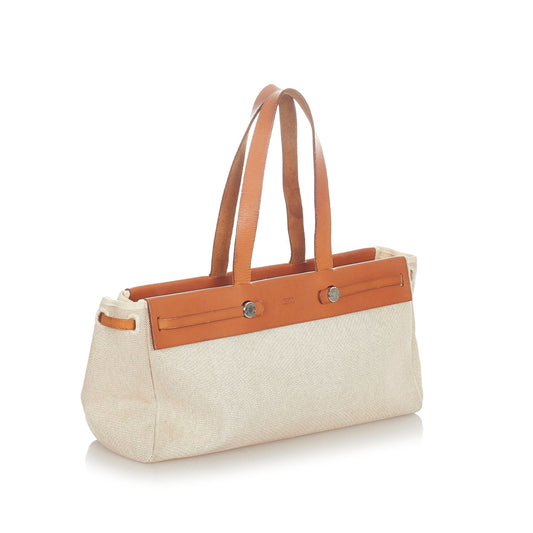 Luxury Hermes Herbag Cabas MM (SHG-22942)