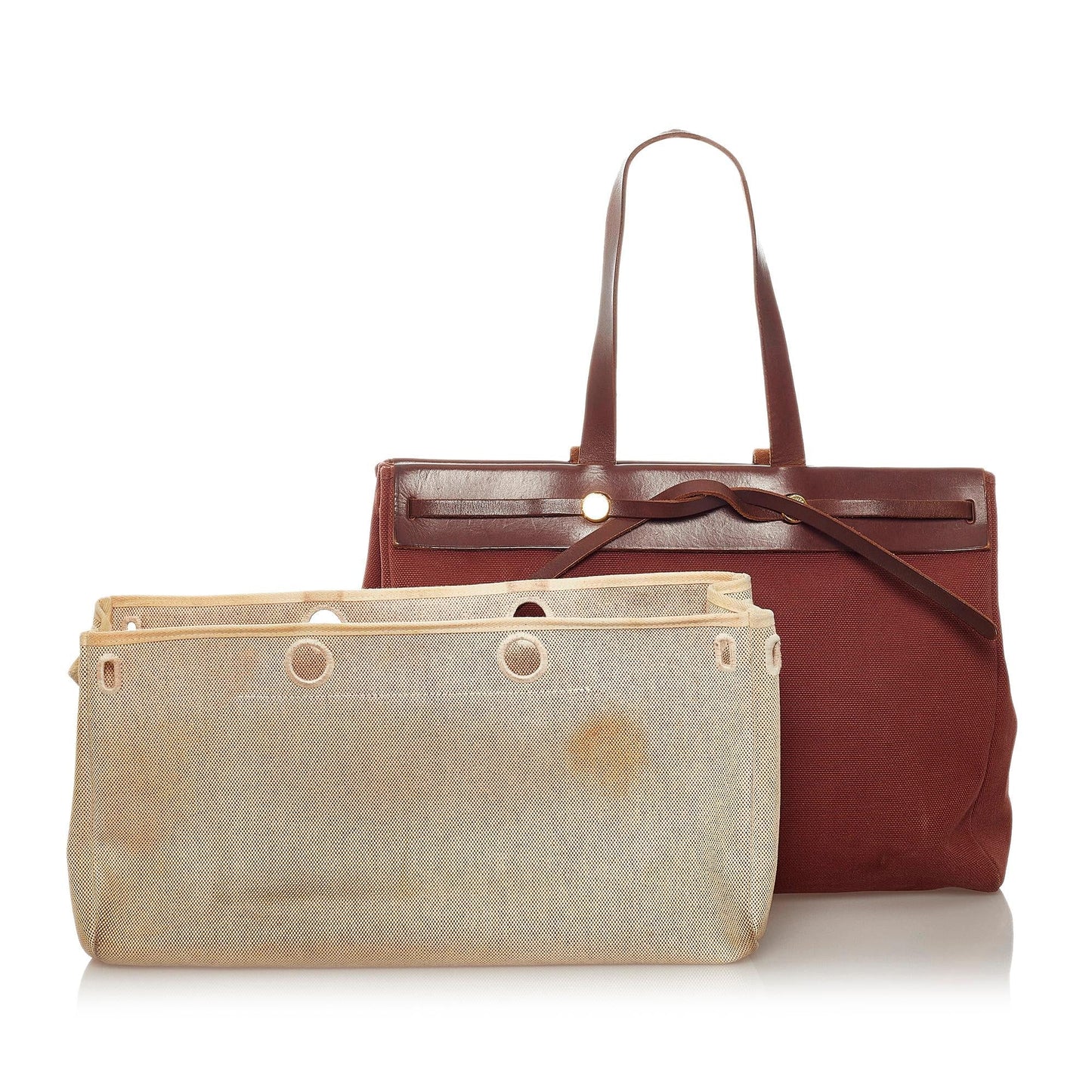 Luxury Hermes Herbag Cabas MM (SHG-28377)