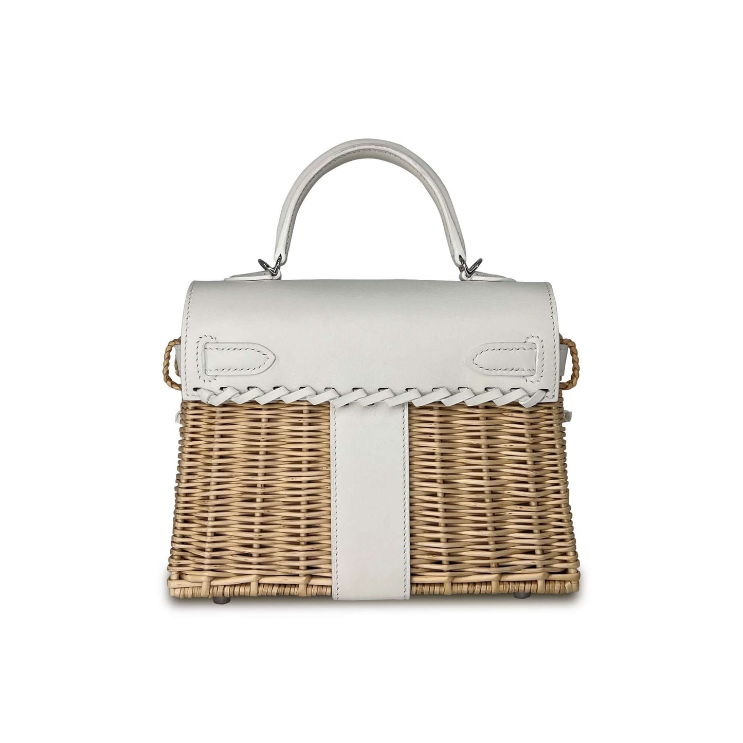 Top Quality Luxury Hermes Kelly Designer Bag in white K20