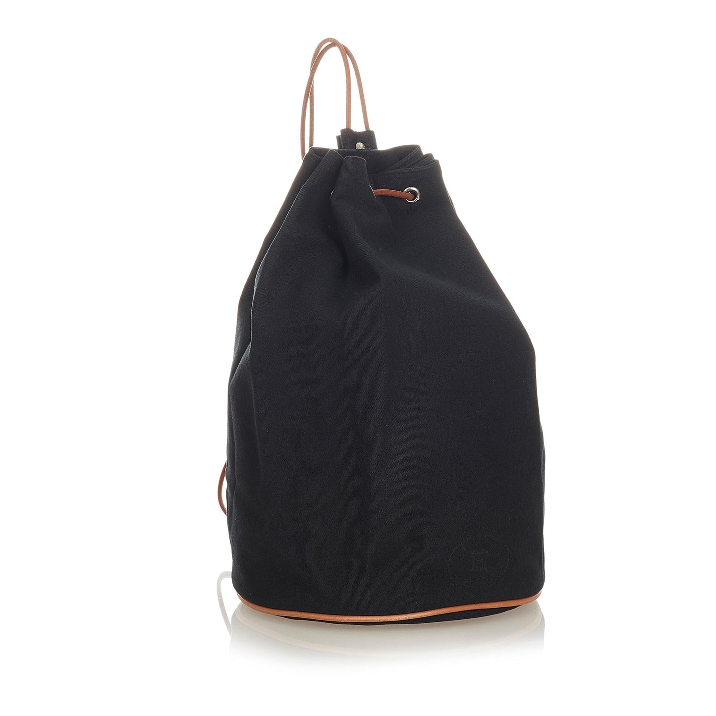 Luxury Hermes Polochon Mimile Canvas Backpack (SHG-25321)