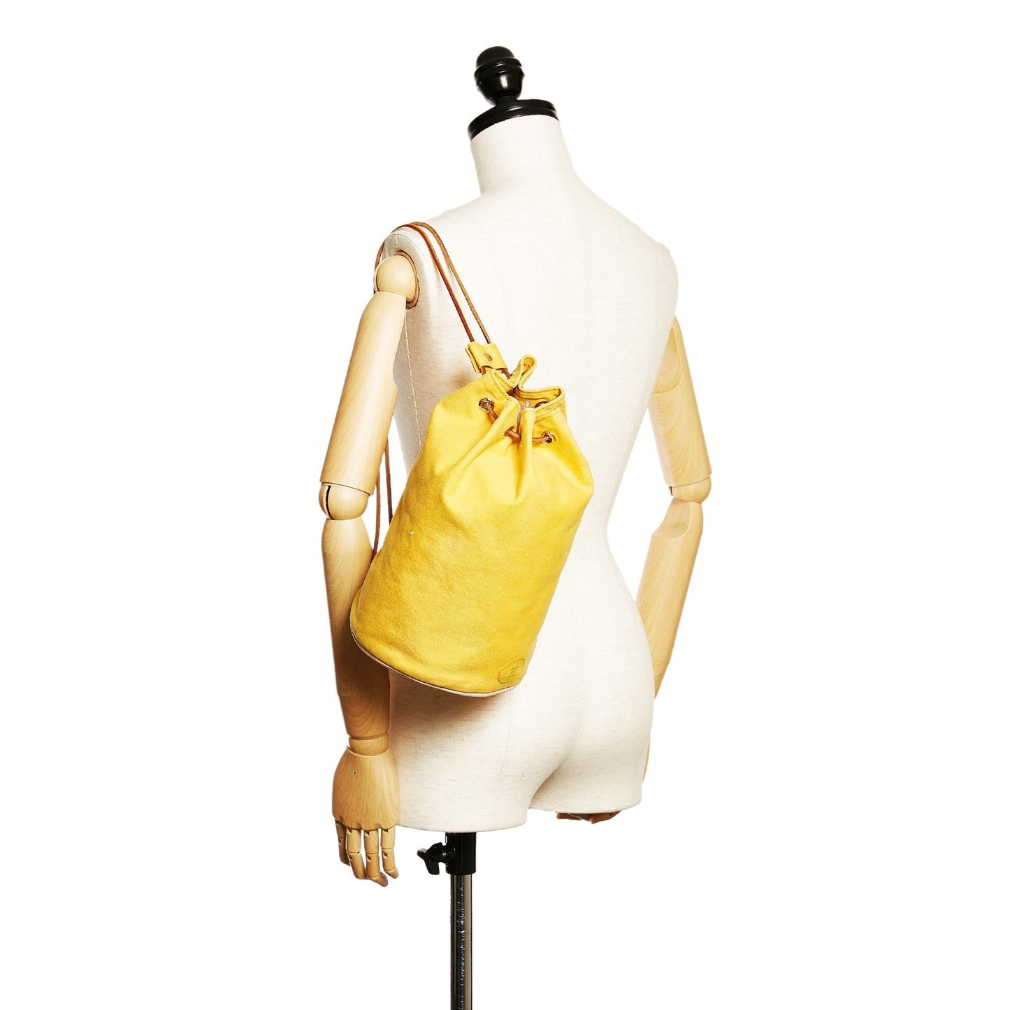 Luxury Hermes Polochon Mimile Canvas Backpack (SHG-28391)