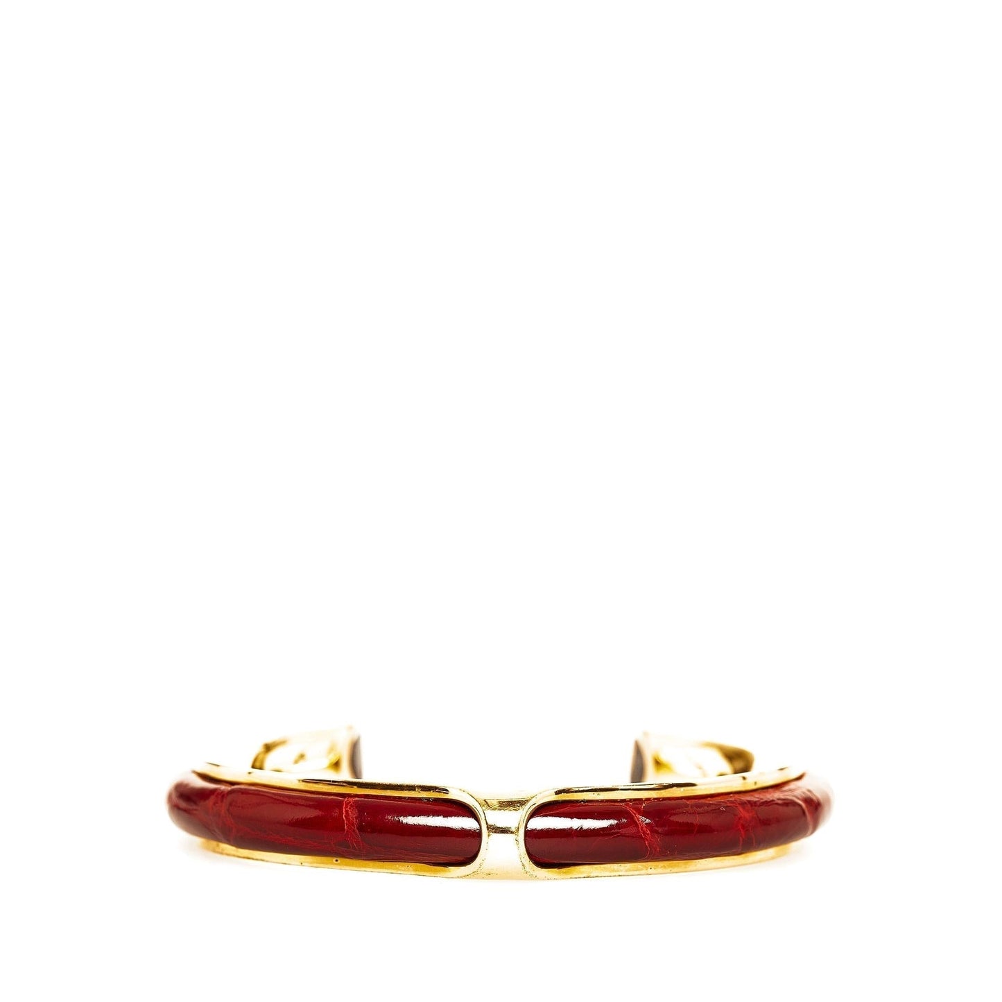 Luxury Hermes Printed Enamel Bangle (SHG-BozjXv)