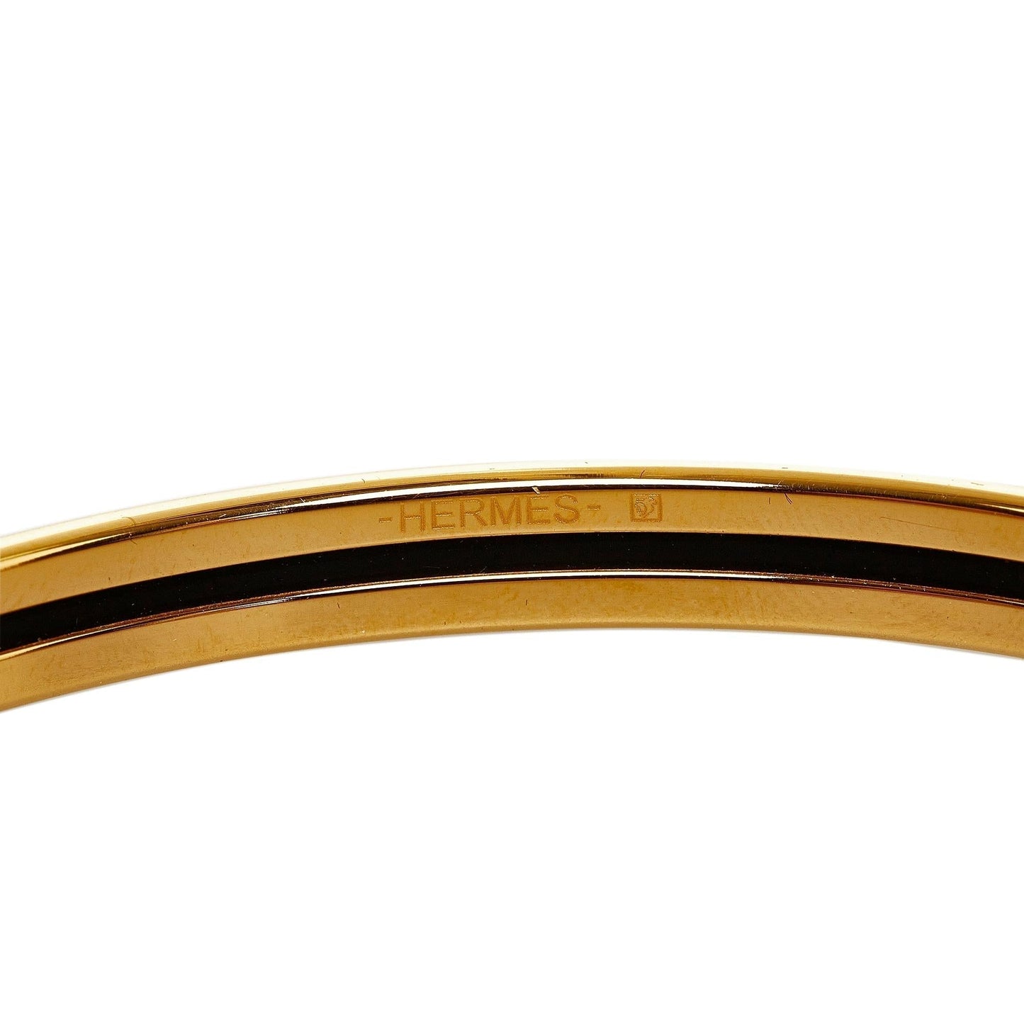 Luxury Hermes Printed Enamel Bangle (SHG-CADRMA)