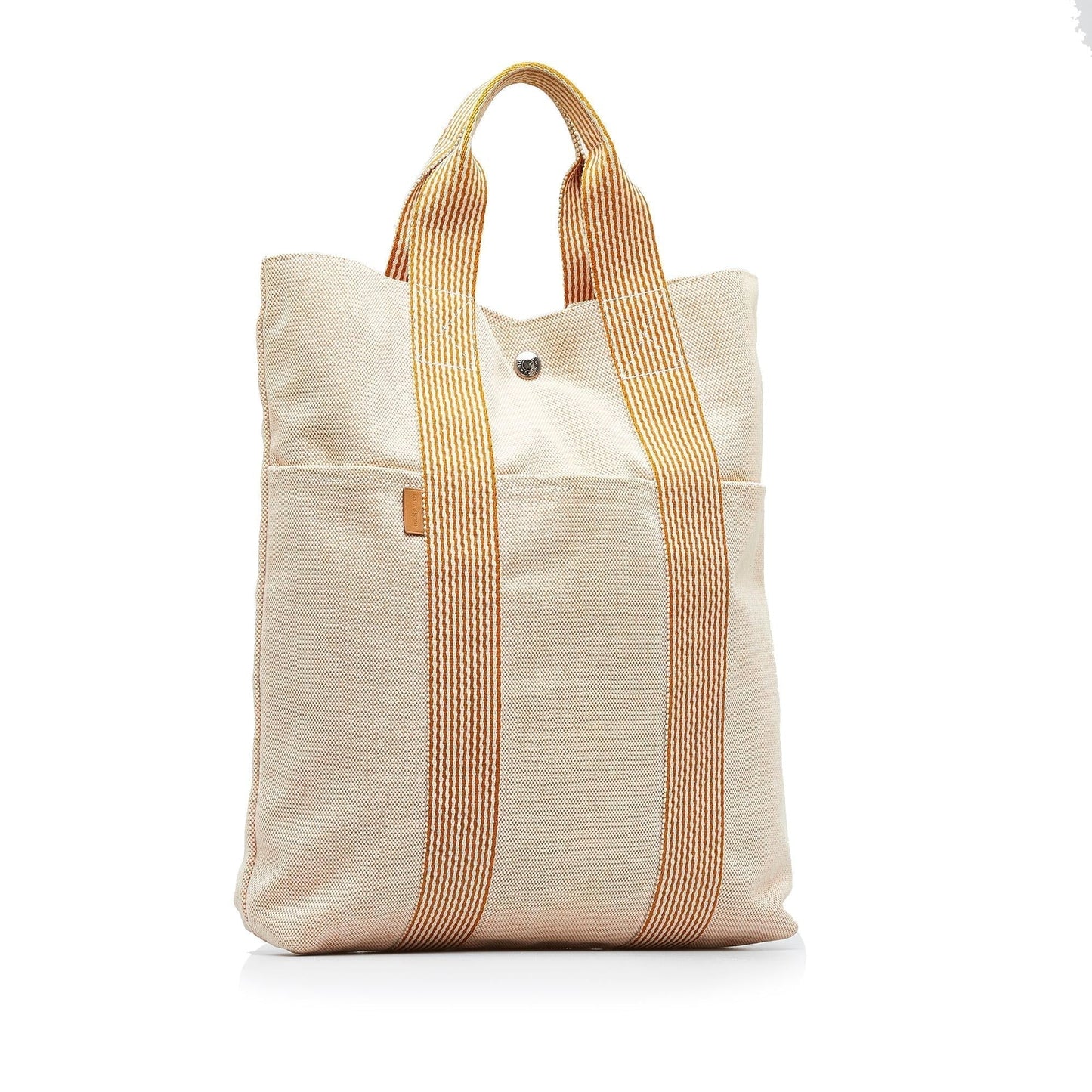 Luxury Hermes Toile Fourre Tout Cabas (SHG-1hbJZx)
