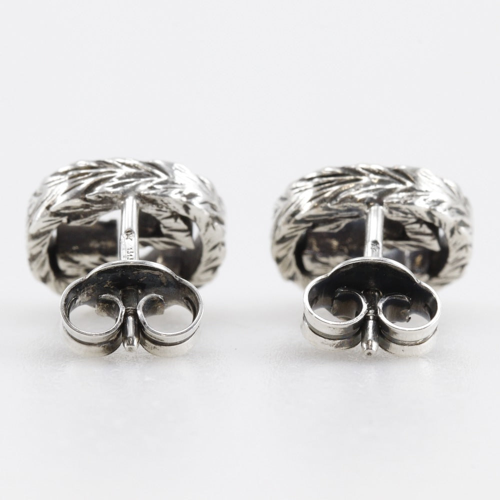 GUCCI Pierce metallic Silver Interlocking G unisex(Unisex)