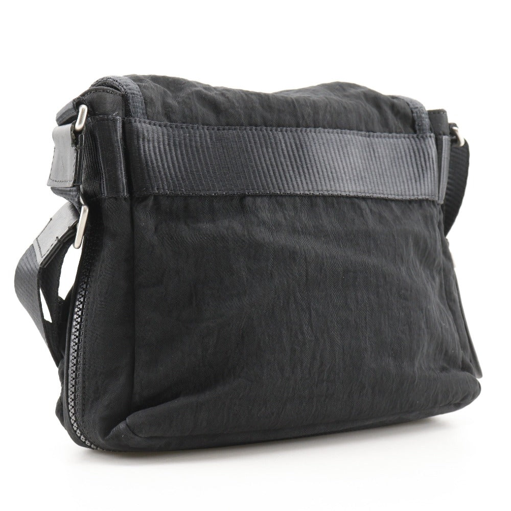 CHANEL Shoulder Bag Nylon black Matrasse Sports line