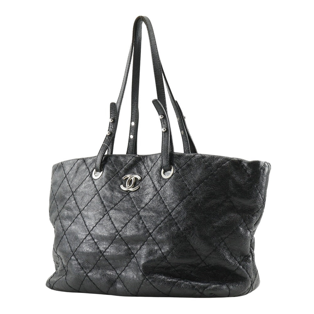Chanel On the Road Leather Tote Bag Classic Flap