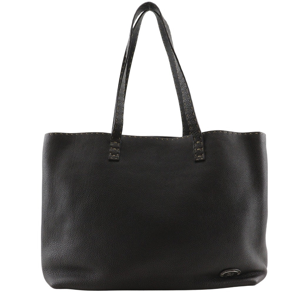 FENDI Tote Bag 7VA282 leather Brown Celeria unisex(Unisex)