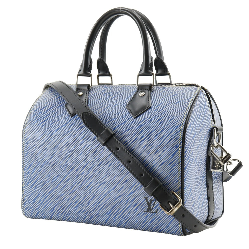 LOUIS VUITTON Handbag M51280 Epi Leather Blue 2WAYShoulder Speedy bandouliere 25