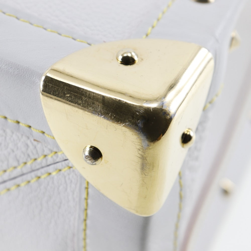 LOUIS VUITTON Handbag Goatskin Bron (White) Suhali line Fabreau Women