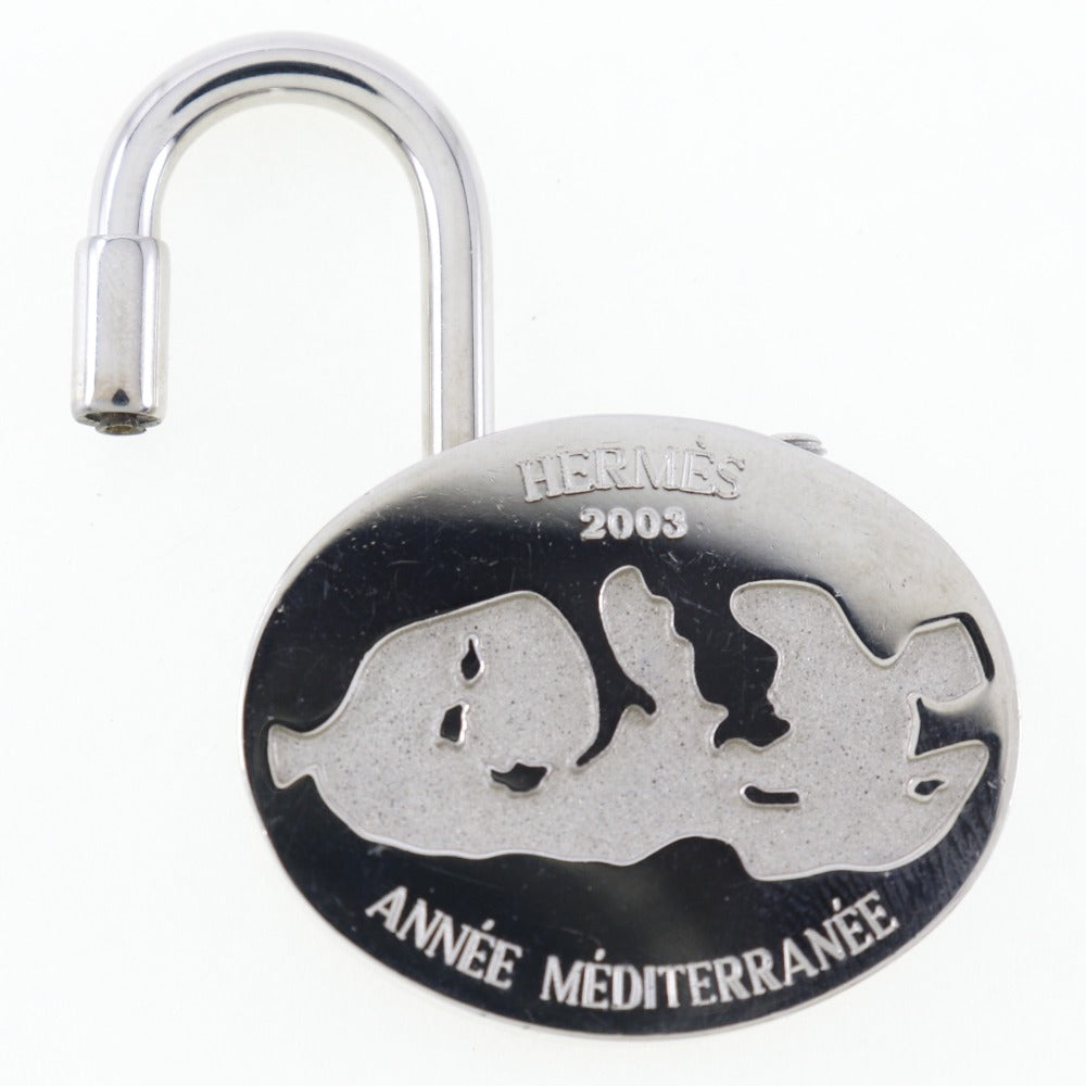 HERMES Cadena metallic Silver Mediterranean 2003 ANNEE MEDITERRANEE unisex(Unisex)
