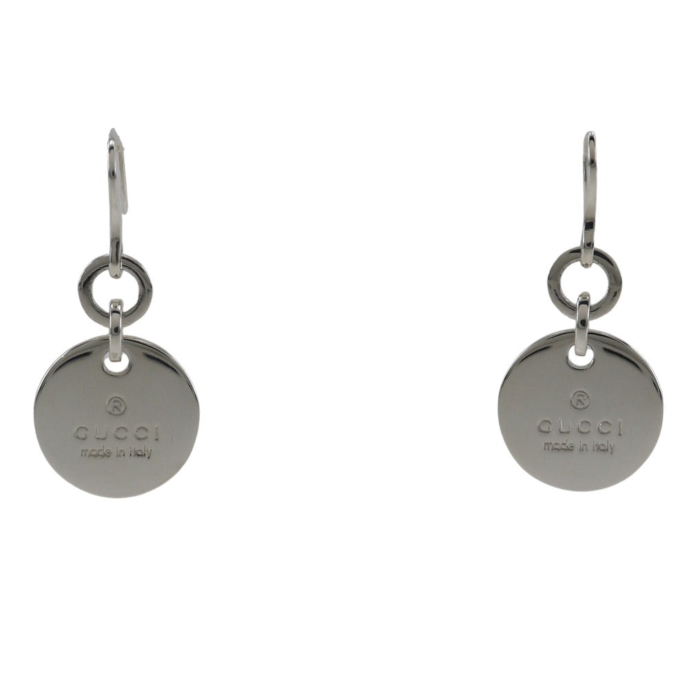GUCCI Pierce Silver925 Silver logo round trademark Women