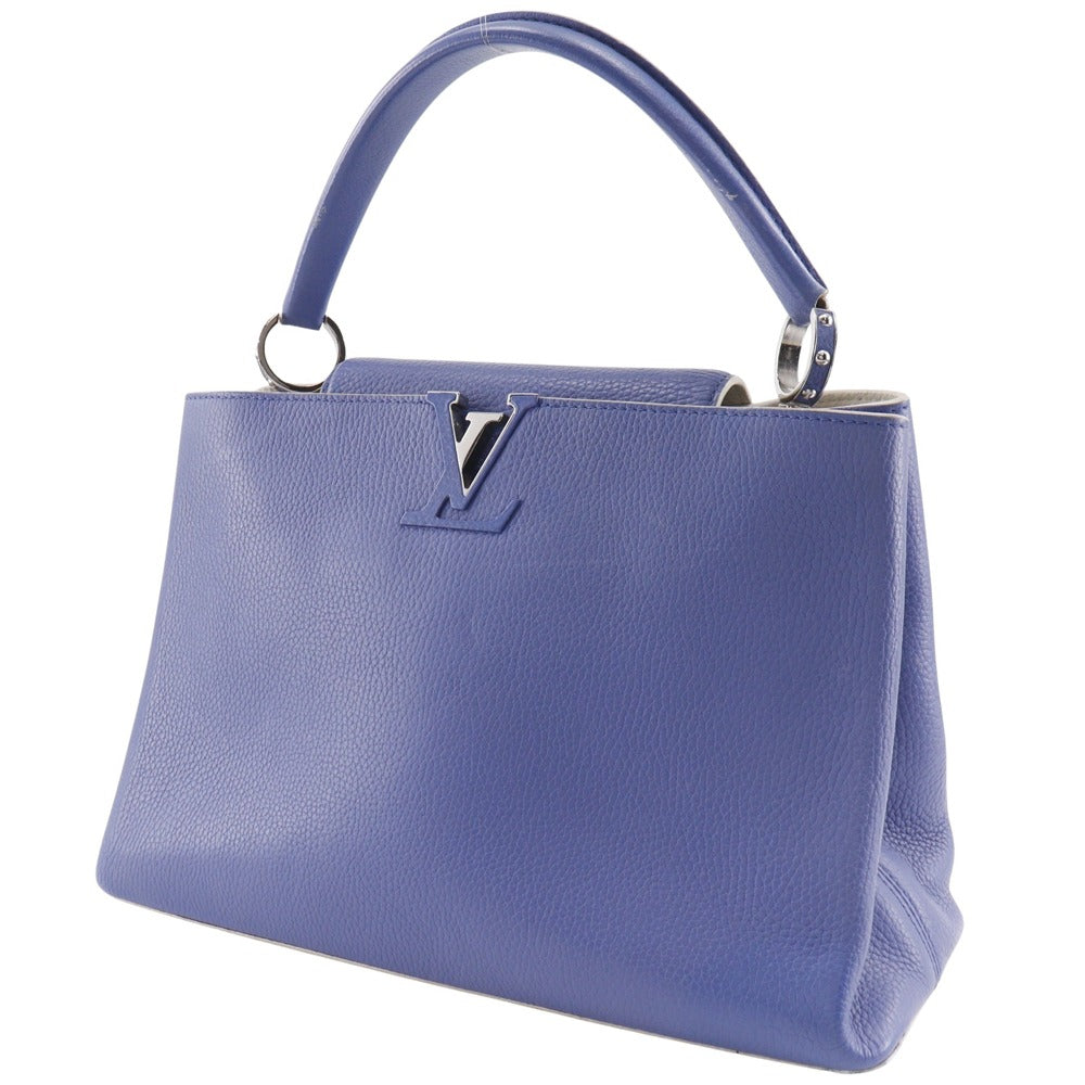 LOUIS VUITTON Handbag M20547 Taurillon Clemence Leather blue Parnasea CAPCSINE MM Women