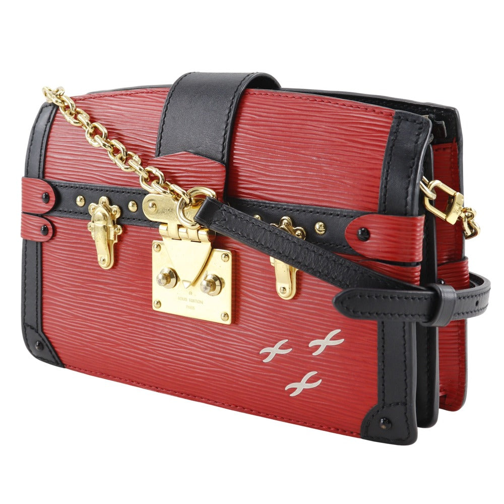 LOUIS VUITTON Shoulder Bag M51697 Epi Leather Red 2-way clutch Trunk clutch Women