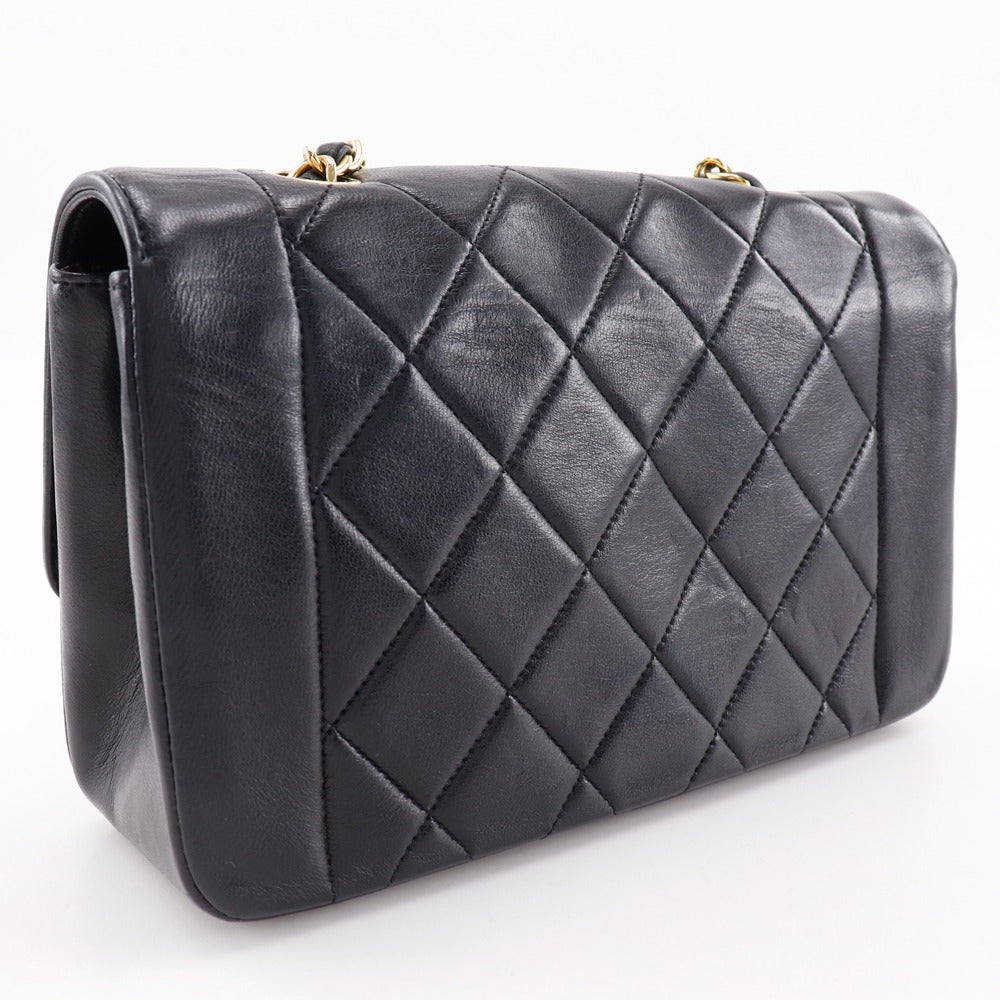 CHANEL Shoulder Bag A01164 lambskin black vintage Matrasse Diana 22 ChainShoulder Women