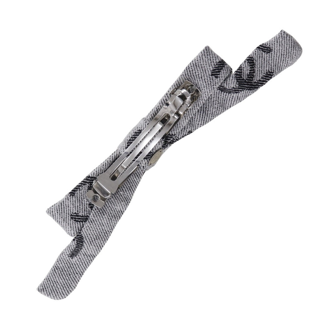 Chanel Coco Mark Ribbon Cotton Barrette Classic Flap Tote