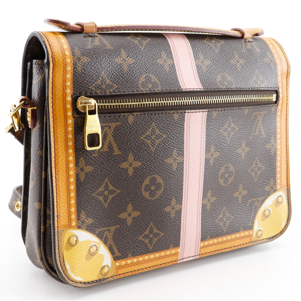 LOUIS VUITTON Shoulder Bag M43628 Monogram canvas multicolor Summer trunk Pochette Metis Women