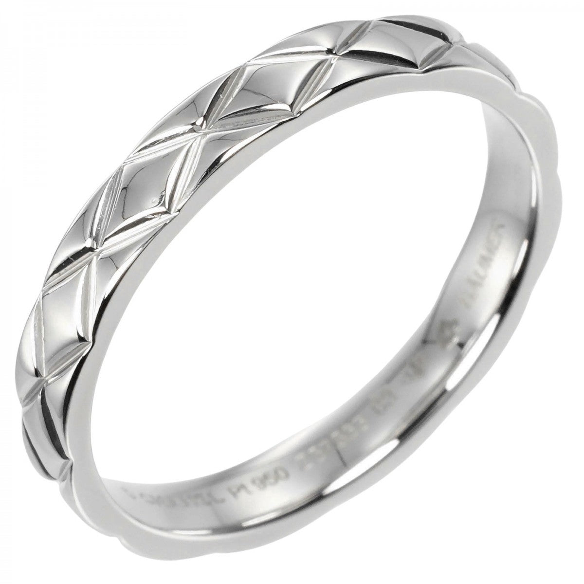 CHANEL Ring Pt950Platinum Silver Coco Crush Small mens 63