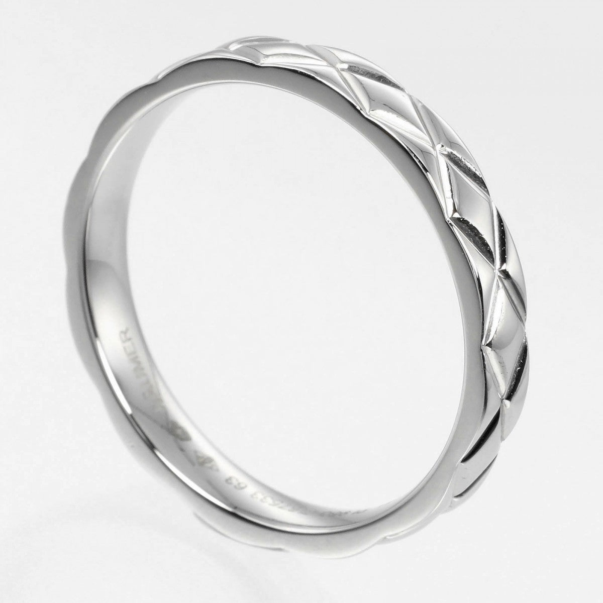 CHANEL Ring Pt950Platinum Silver Coco Crush Small mens 63