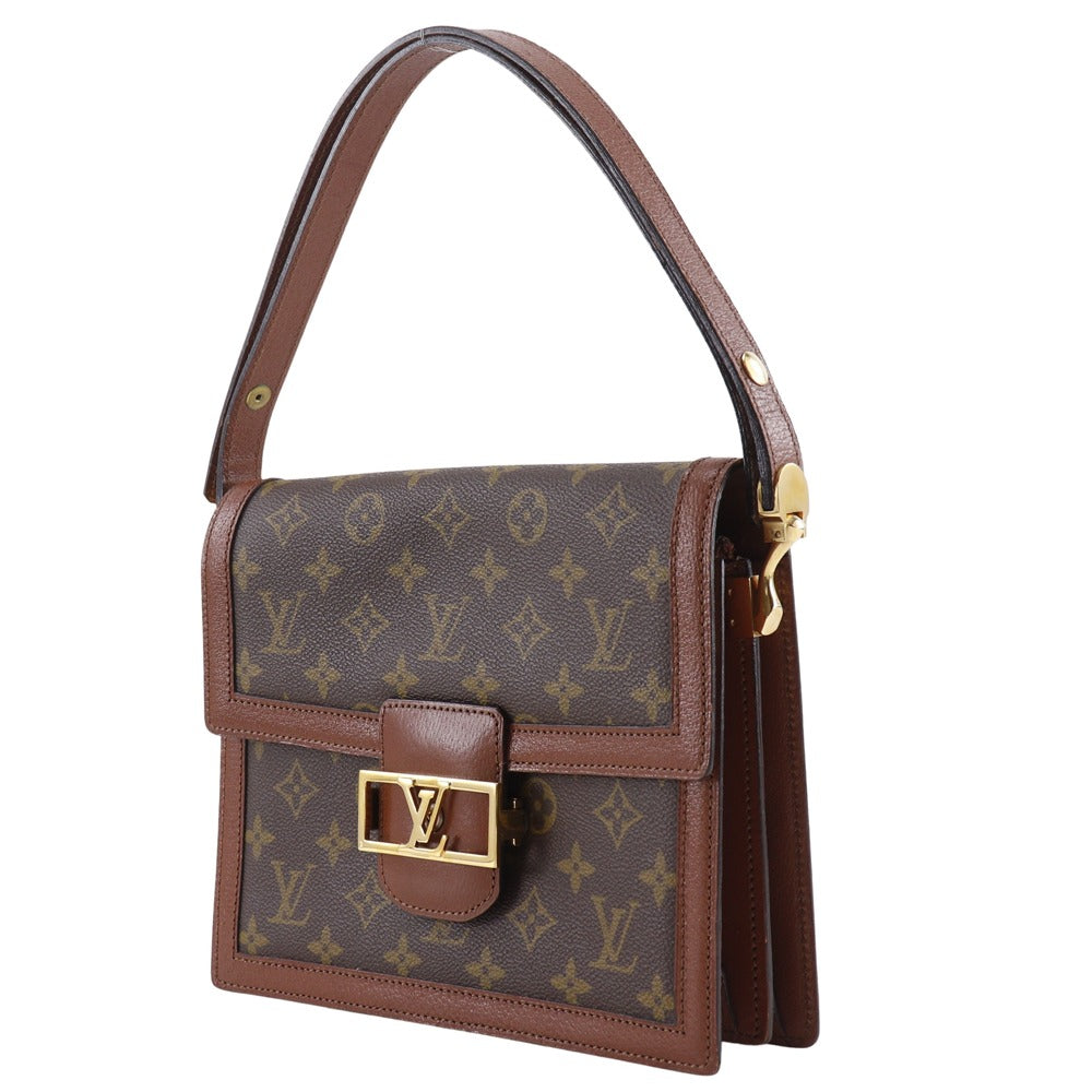 LOUIS VUITTON Shoulder Bag M51410 Monogram canvas Brown vintage Sac Dauphine Women
