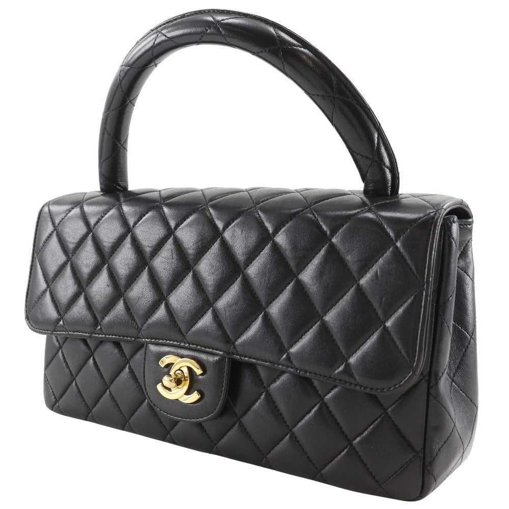 CHANEL Handbag lambskin black One handle Matrasse Parent-child bag Parents only Women