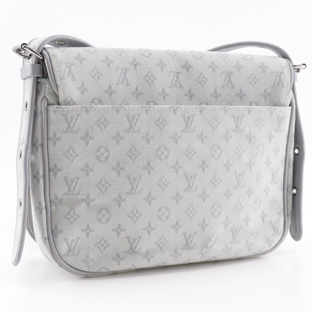 LOUIS VUITTON Shoulder Bag M92279 Monogram Mini Canvas, Monogram Vernis, Epi Leather gray Conte Do Fe Musette Women