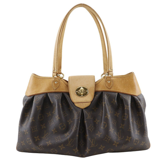 LOUIS VUITTON Tote Bag M45714 Monogram canvas Brown Boesi MM Women