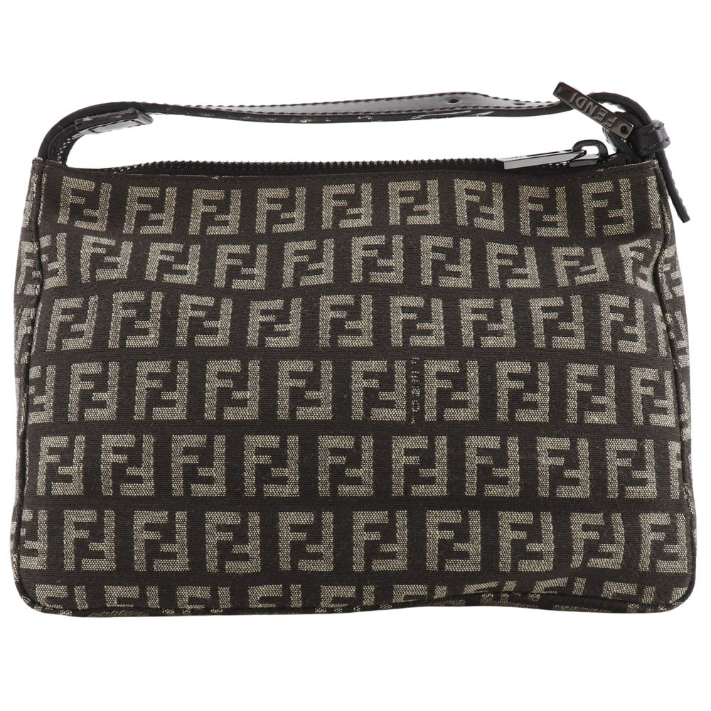 FENDI Pouch 8N0001 canvas Brown Mini bag Accessory pouch Zucchino Women