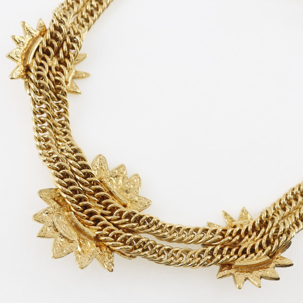 CHANEL Necklace Plated Gold gold Women