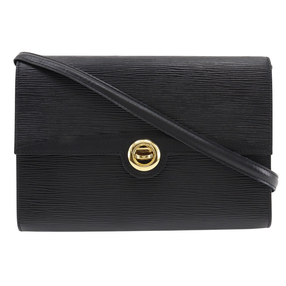 LOUIS VUITTON Shoulder Bag Epi Leather black 2-way clutch Arche Pochette Women