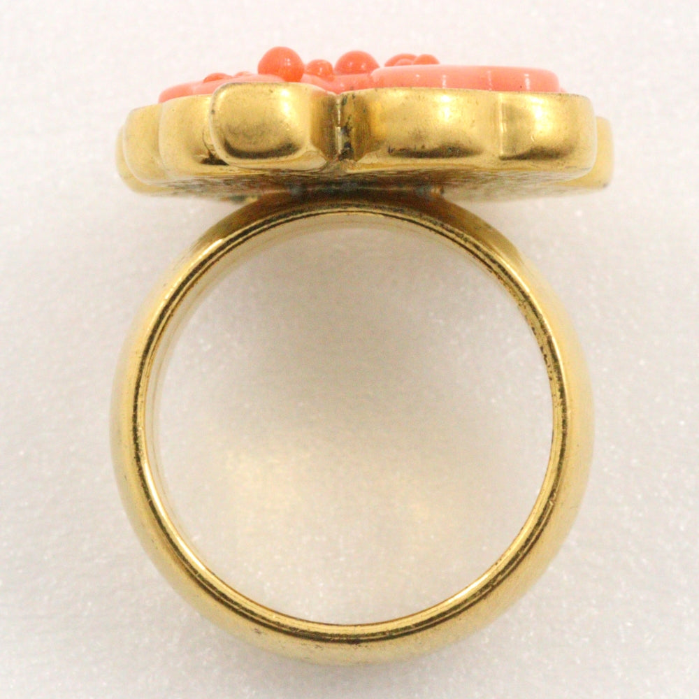 CHANEL Ring Plated Gold gold Women
