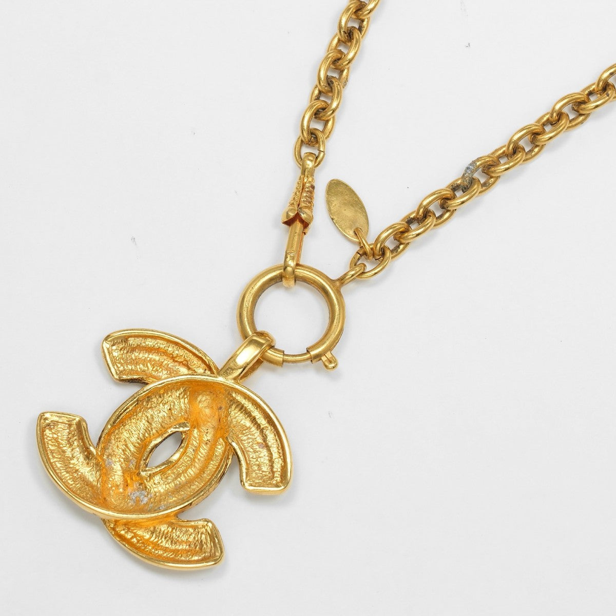 CHANEL Necklace Plated Gold gold COCO Mark Matrasse Vintage