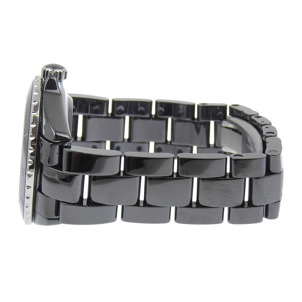 CHANEL Watches Mechanical Automatic H5702 ceramic black 12P diamond J12 black dial