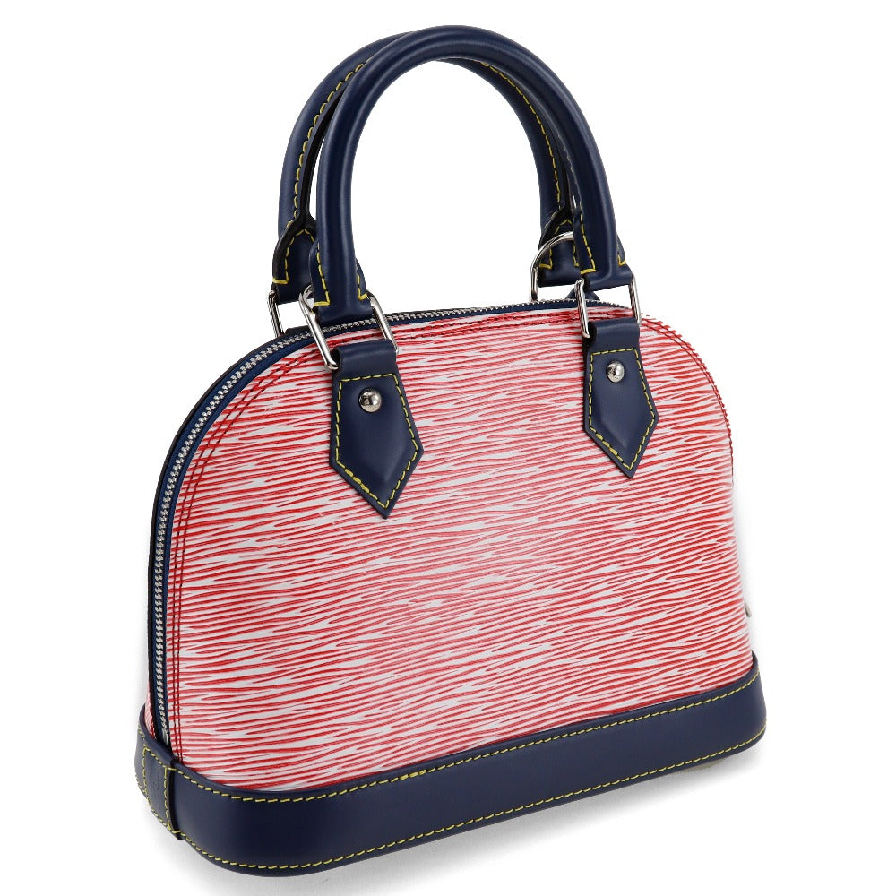 LOUIS VUITTON Handbag M54548 Epi Leather Red / dark blue 2WAYShoulder Epi Denim Alma BB Women