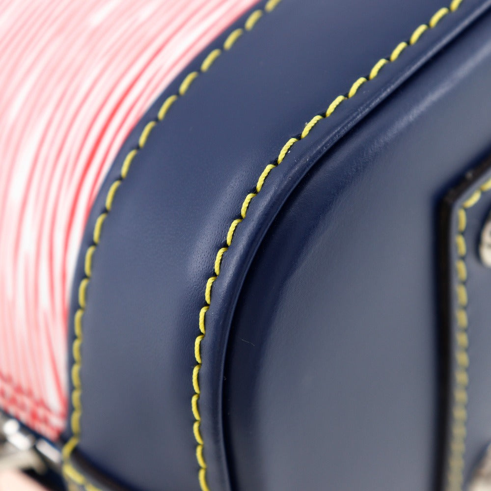 LOUIS VUITTON Handbag M54548 Epi Leather Red / dark blue 2WAYShoulder Epi Denim Alma BB Women